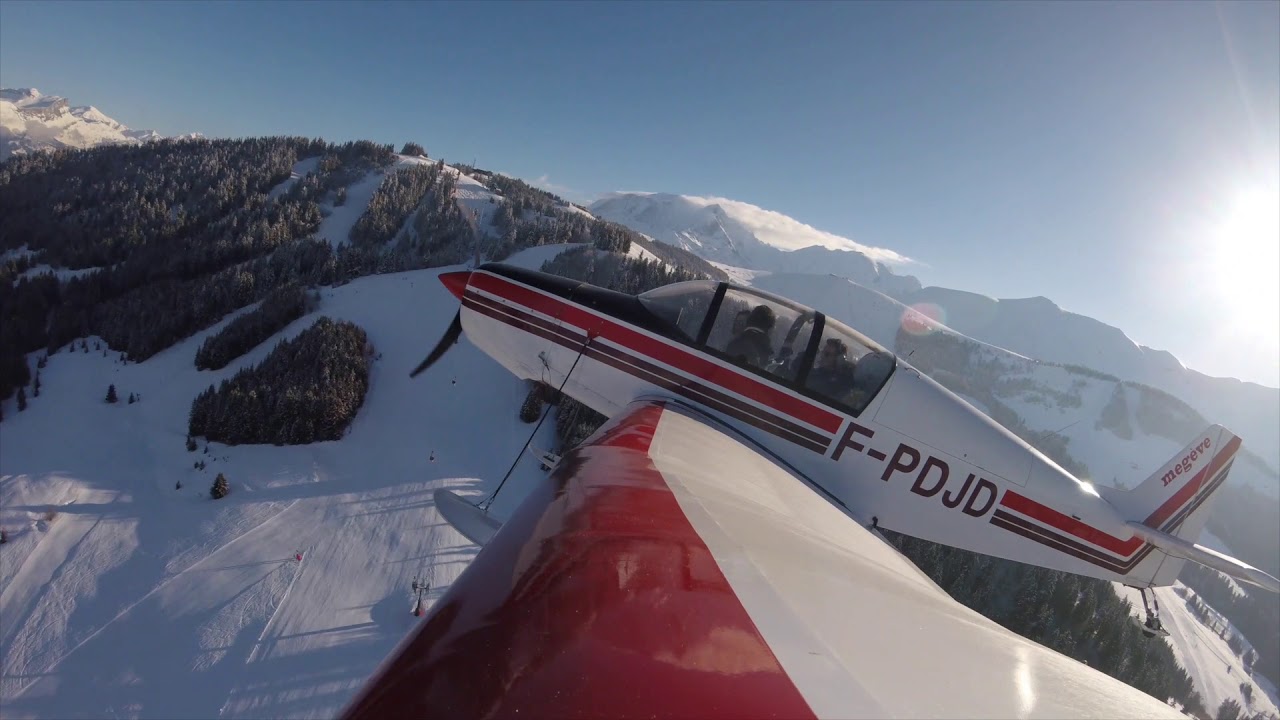 MOUNTAIN FLYING in Winter | Megeve Altiport (LFHM) to Meribel Altiport (LFKX)