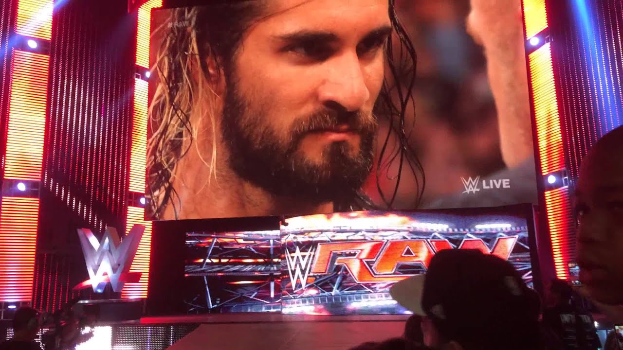 Brock Lesnar returns on WWE Raw in Cleveland, OH. 6/15/15