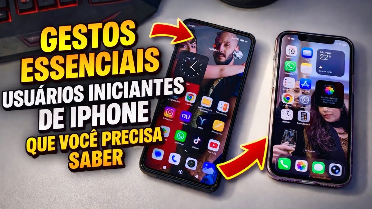 Todo Iniciante no iPhone PRECISA Saber Esses Gestos!
