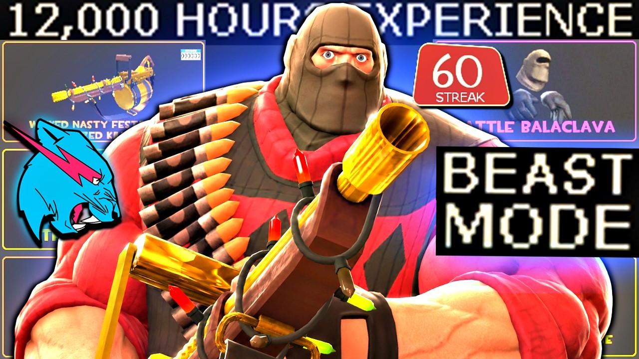 Более 12000 часов интенсивного фарма всего лобби 🔸Игровой процесс TF2