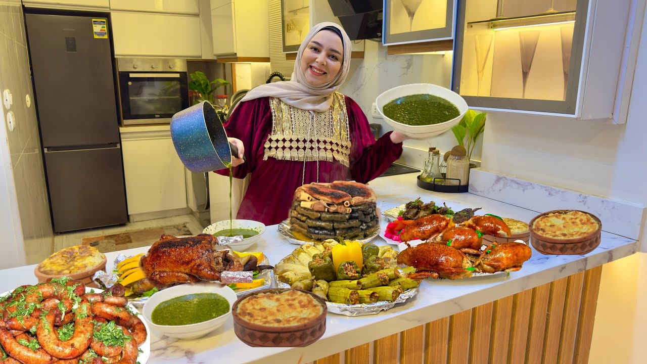 عزومه حمايا اول مره يدخل شقتي🏡خليتو يعرف ان مرات ابنه مافيش زيها ابهرتهم 💯