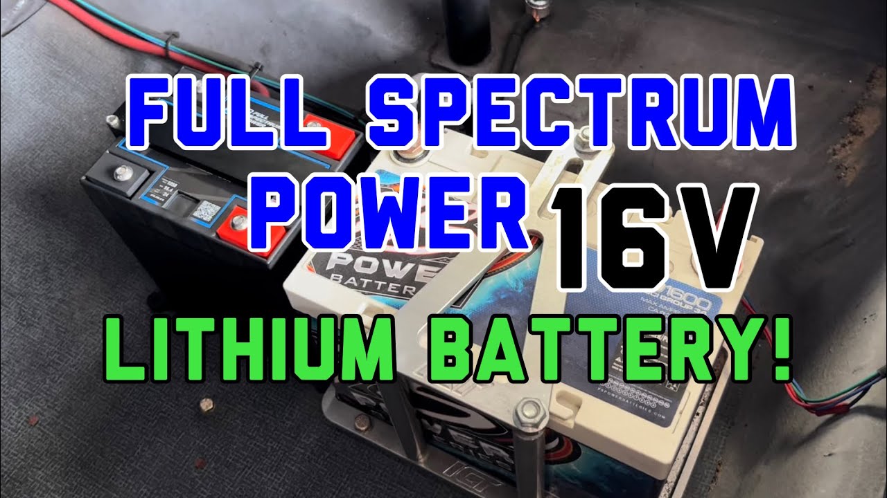 Full Spectrum Power 16V Lite Lithium Battery!