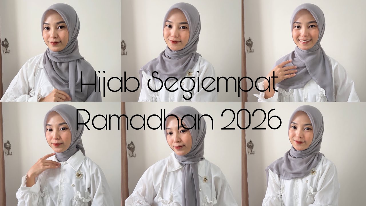HIJAB UNTUK RAMADHAN 2026 DAN LEBARAN 2026 SIMPLE MUDAH GAMPANG RAPI ANTI CEKIK |TUTORIAL HIJAB