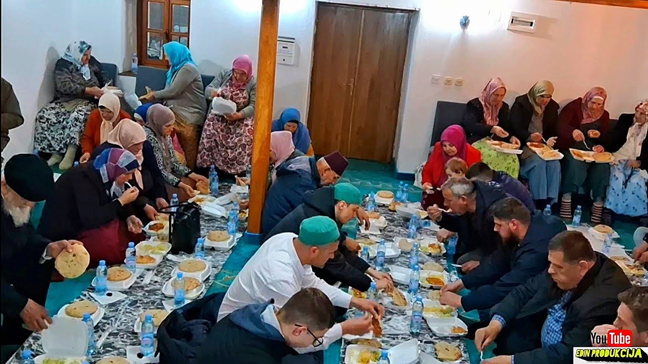 Iftar iz našeg džemata Džebara 27 noc Ramazana iz najstarije džamije