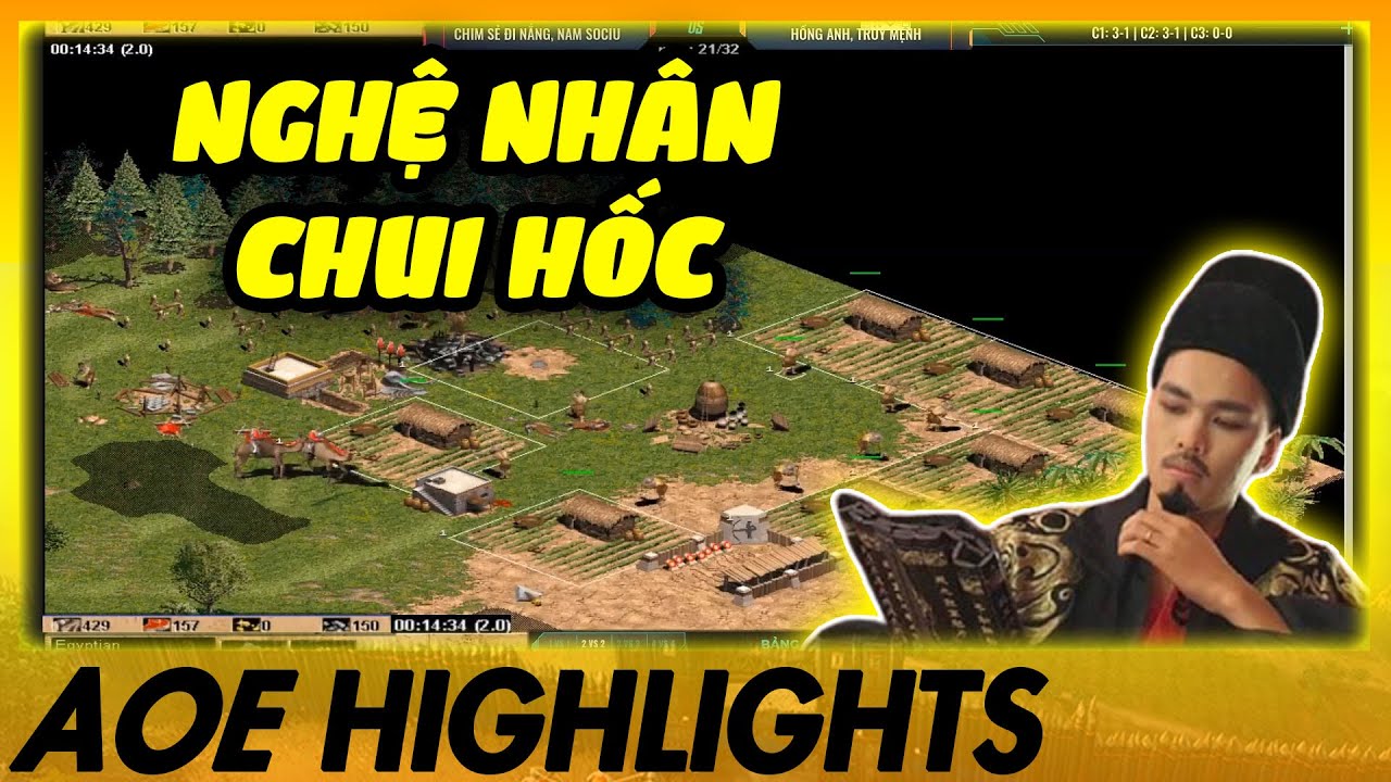 Pha GIẬT HỐC THỦ NHÀ siêu hay của Chim Sẻ trước HA & Truy Mệnh | AoE Highlights