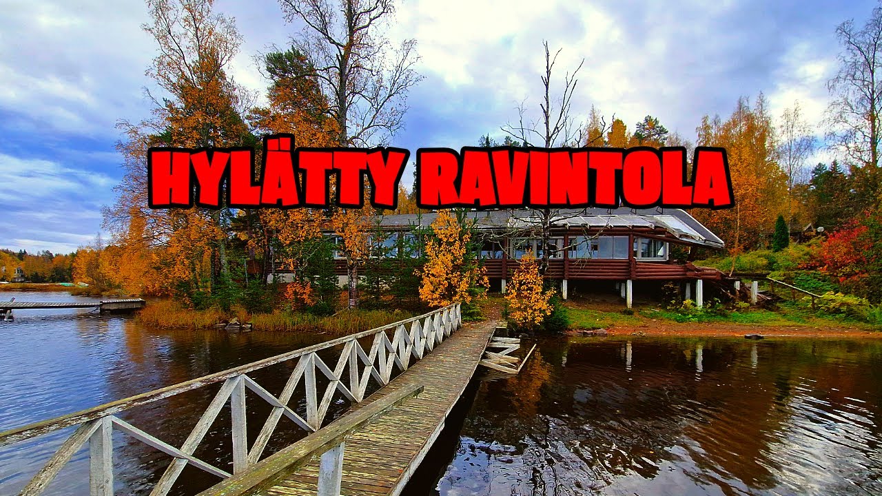 Hylätty Upea Ravintola Järven rannalla