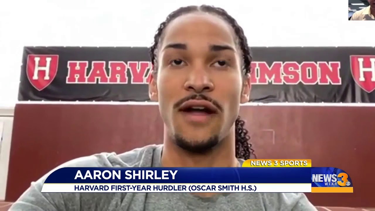 Harvard's Aaron Shirley reacts to Ivy League cancellation