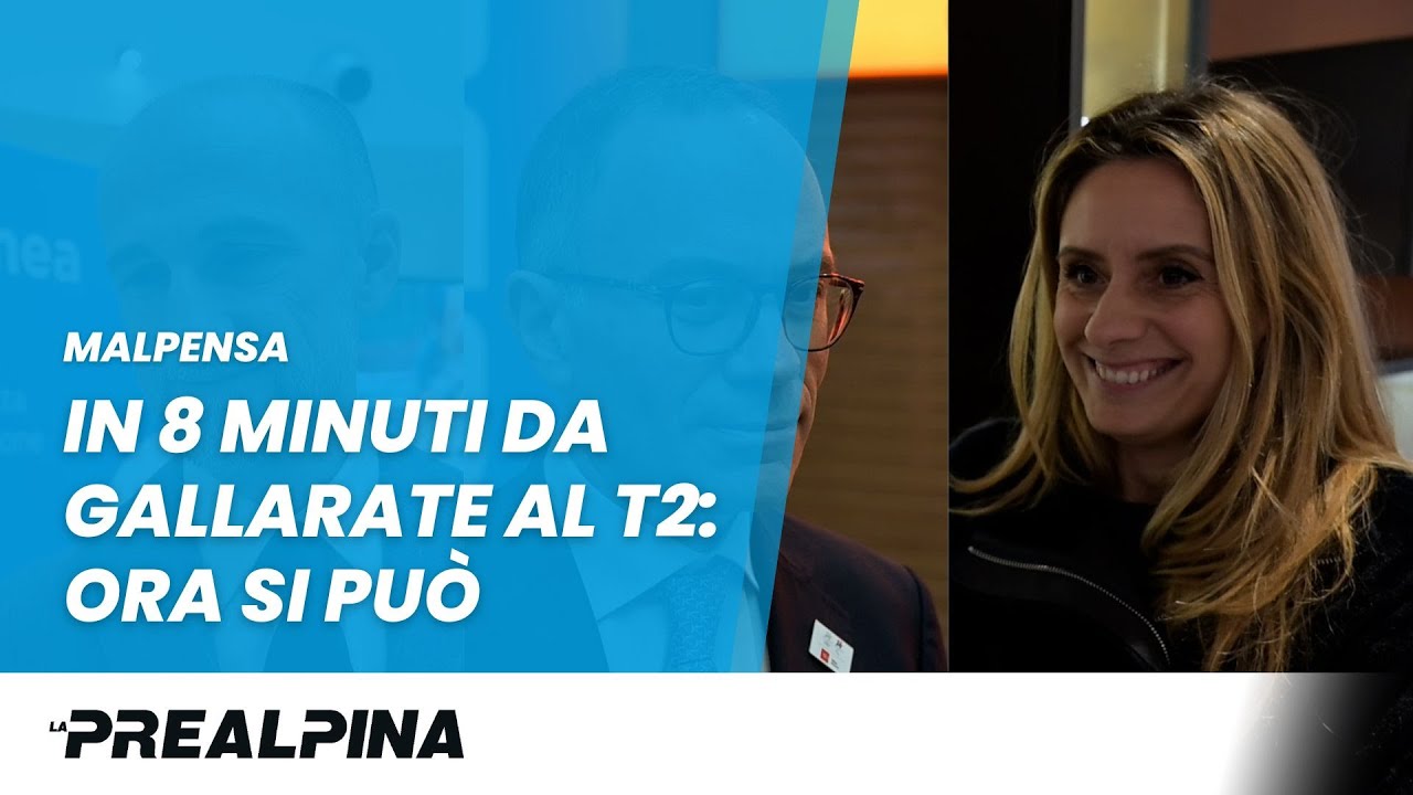 Malpensa | In 8 minuti da Gallarate al T2: ora si può