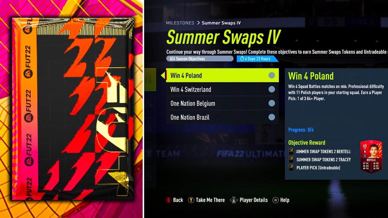 HOW TO COMPLETE SUMMER SWAPS 4 OBJECTIVES FAST! - Summer Swaps IV Milestones - FIFA 22