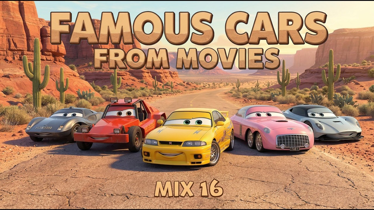 Famous Cars from Movies Mix 16