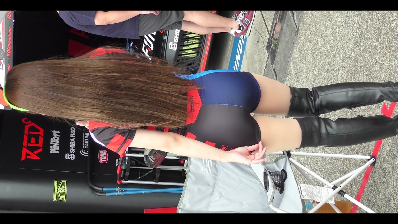 【みゆしゃん（花乃衣美優さん） audi team hitothuyama レースクイーン】S耐　モビリティリゾートもてぎ　ピットウォーク　2023.09.02