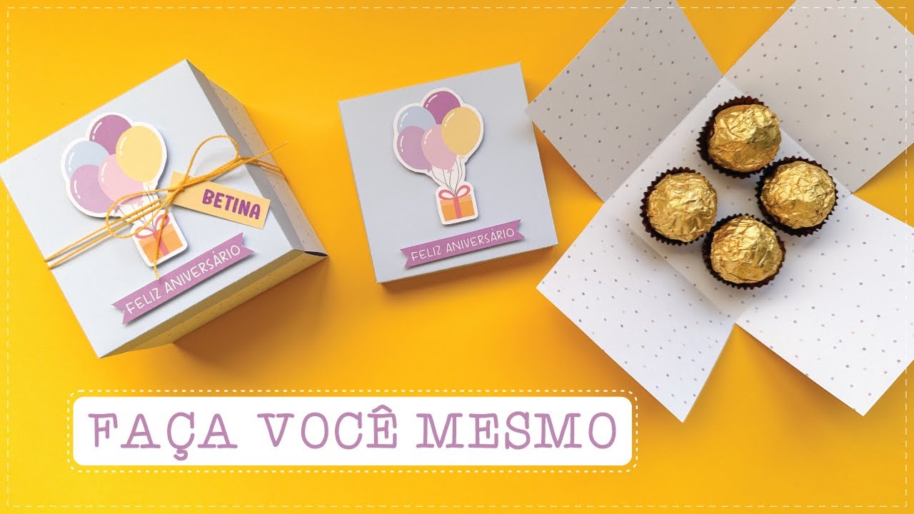 DIY - CAIXA EXPLOSÃO DE QUALQUER TAMANHO | COMO FAZER?