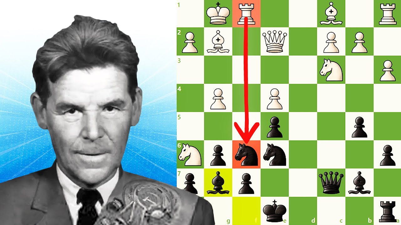 SERÁ o maior GÊNIO TÁTICO DA HISTÓRIA??  Rashid Nezhmetdinov Vs Mikhail Tal