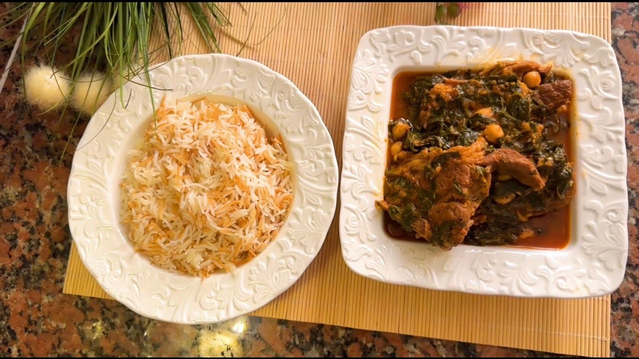 السبانخ مع الارز | طريقة روعه ستحبها عائلتك | Spinach with rice | A wonderful recipe