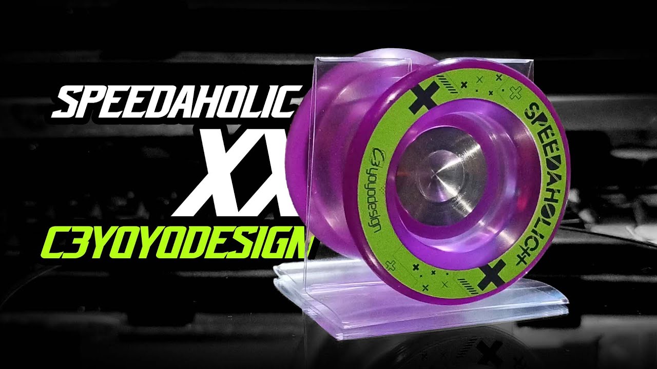 Unboxing and test, Speedaholic XX unresponsive nice plastic yoyo from c3yoyodesign