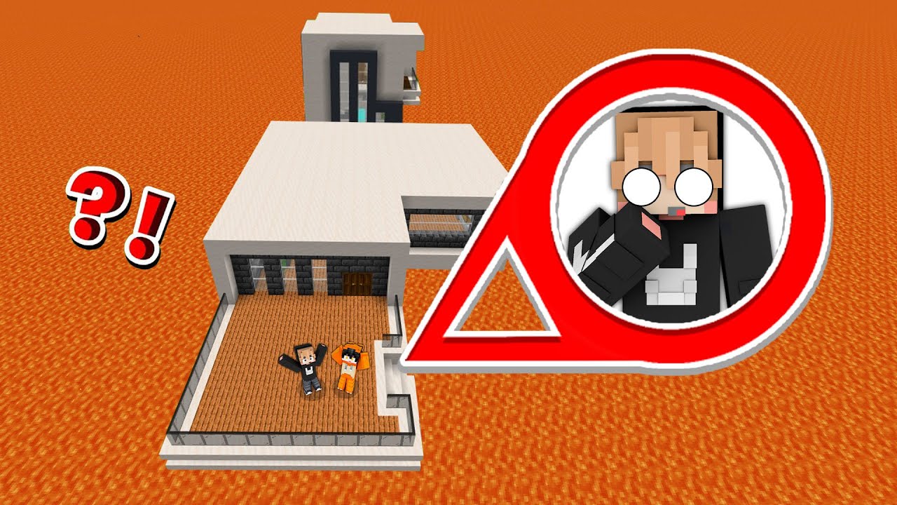 KITA HARUS BERLINDUNG DARI TSUNAMI LAVA PALING BESAR DI MINECRAFT!!