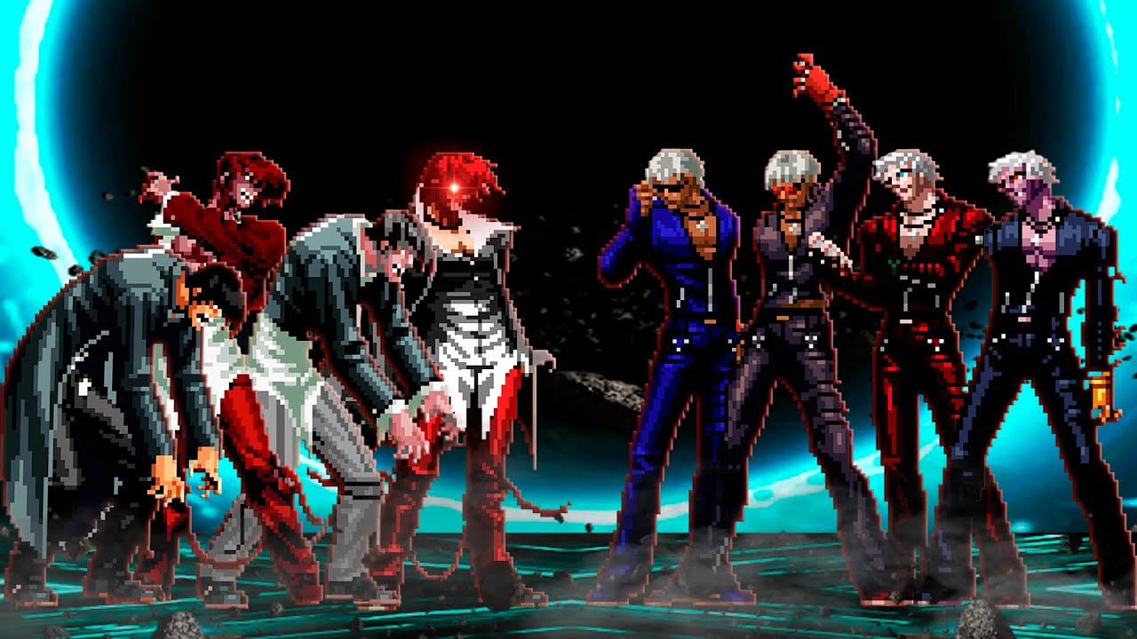 [KOF Mugen] Zombie Iori Yagami Team vs K' Team