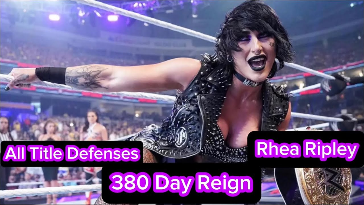 Every Womens World Championship Title Defense of Rhea Ripley’s 1st Reign (380 Days)