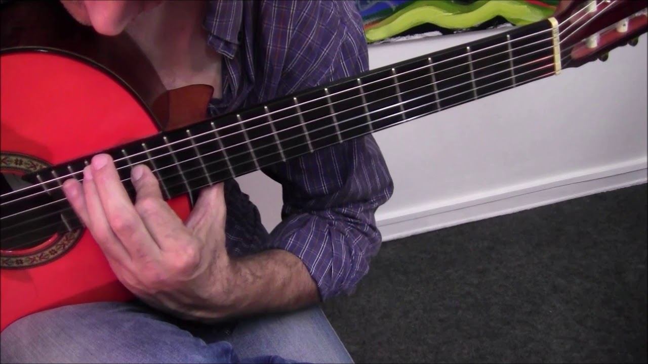 gamme de mi majeur sur tout le manche de la guitare