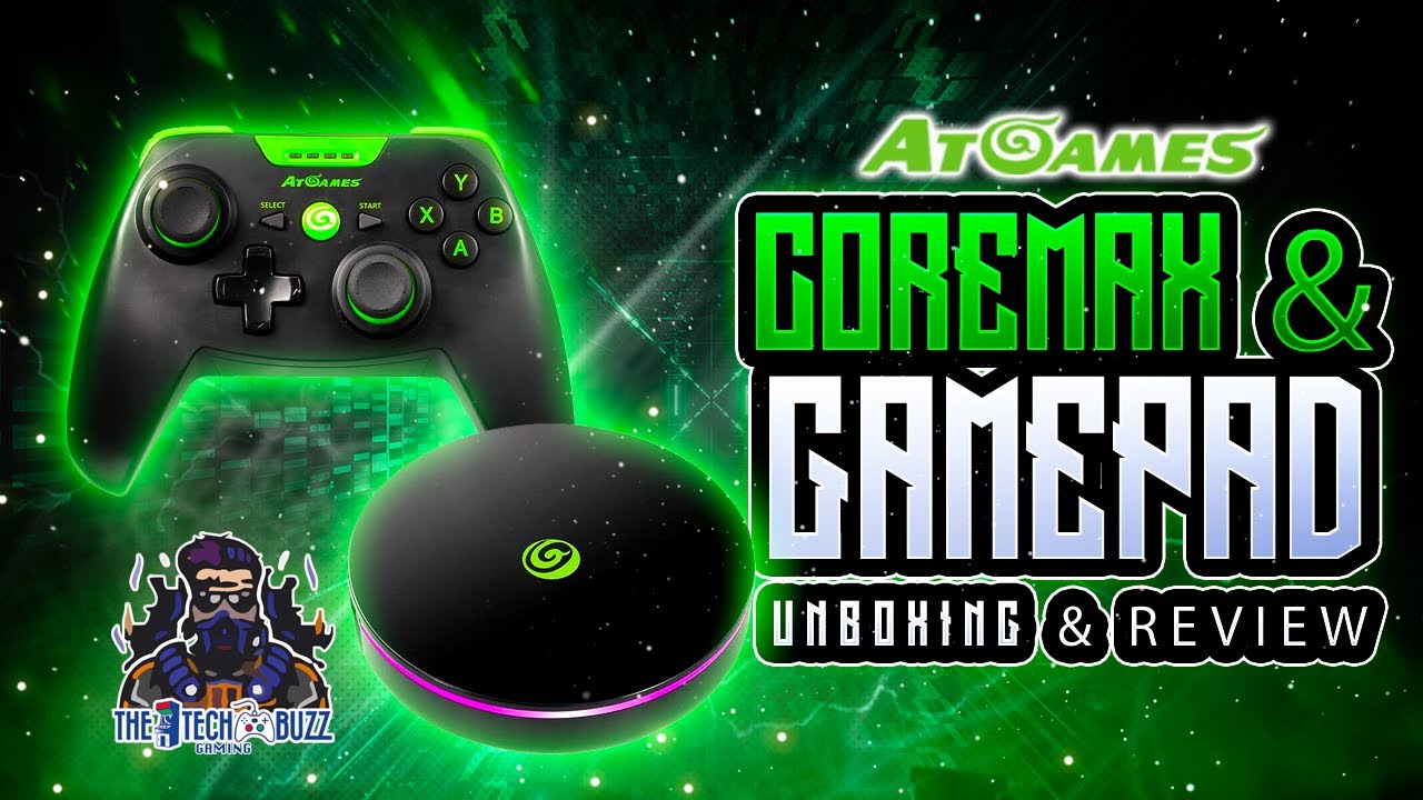 AtGames CoreMax:GamePad Unboxing Review