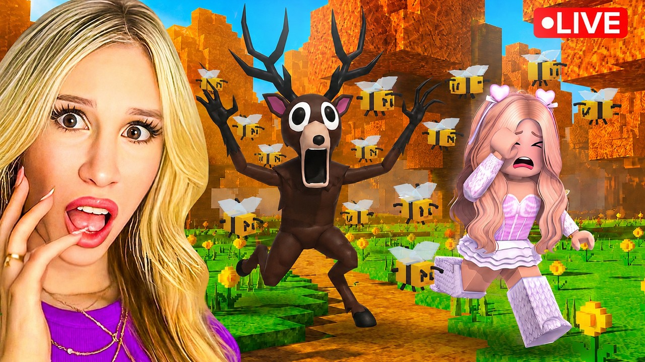 😱99 НОЧЕЙ В ОБНОВЛЕНИИ БИОМА ПЧЕЛИНЫЙ ЛЕС!! *СКОРЕЕ ПРИСОЕДИНЯЙСЯ*