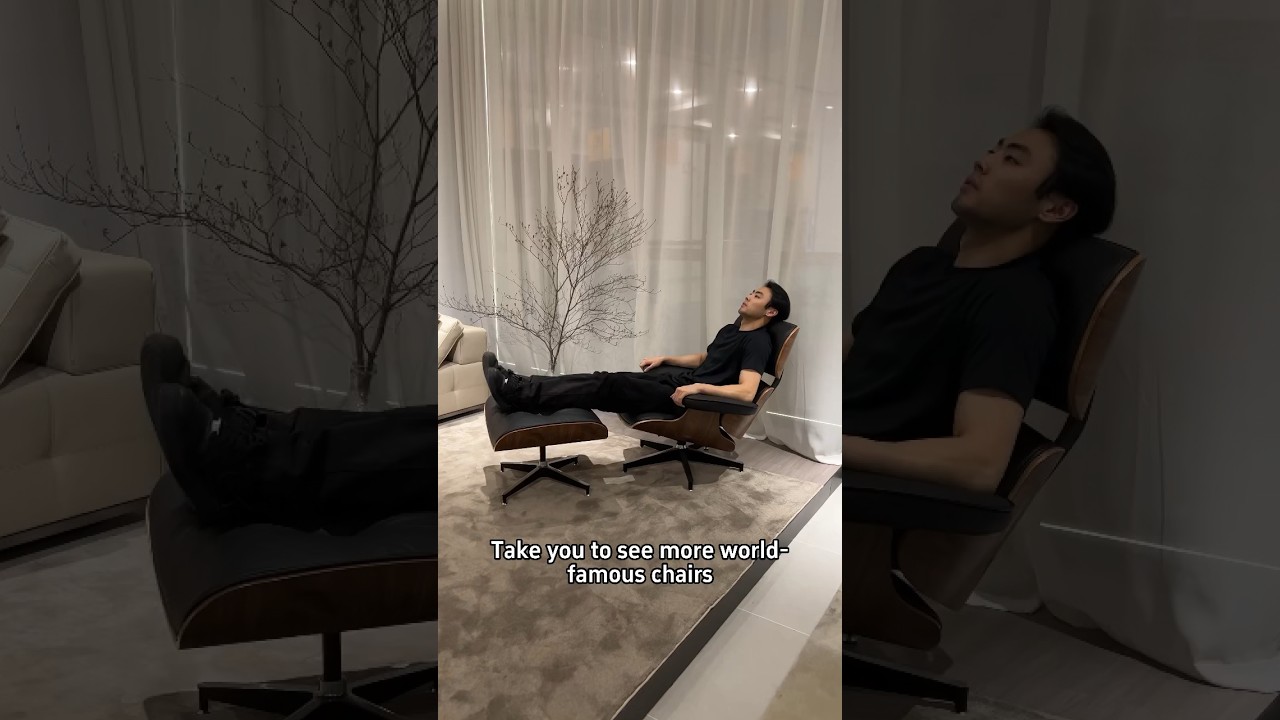 This is the Eames lounge chair that the richest people love. #furniture