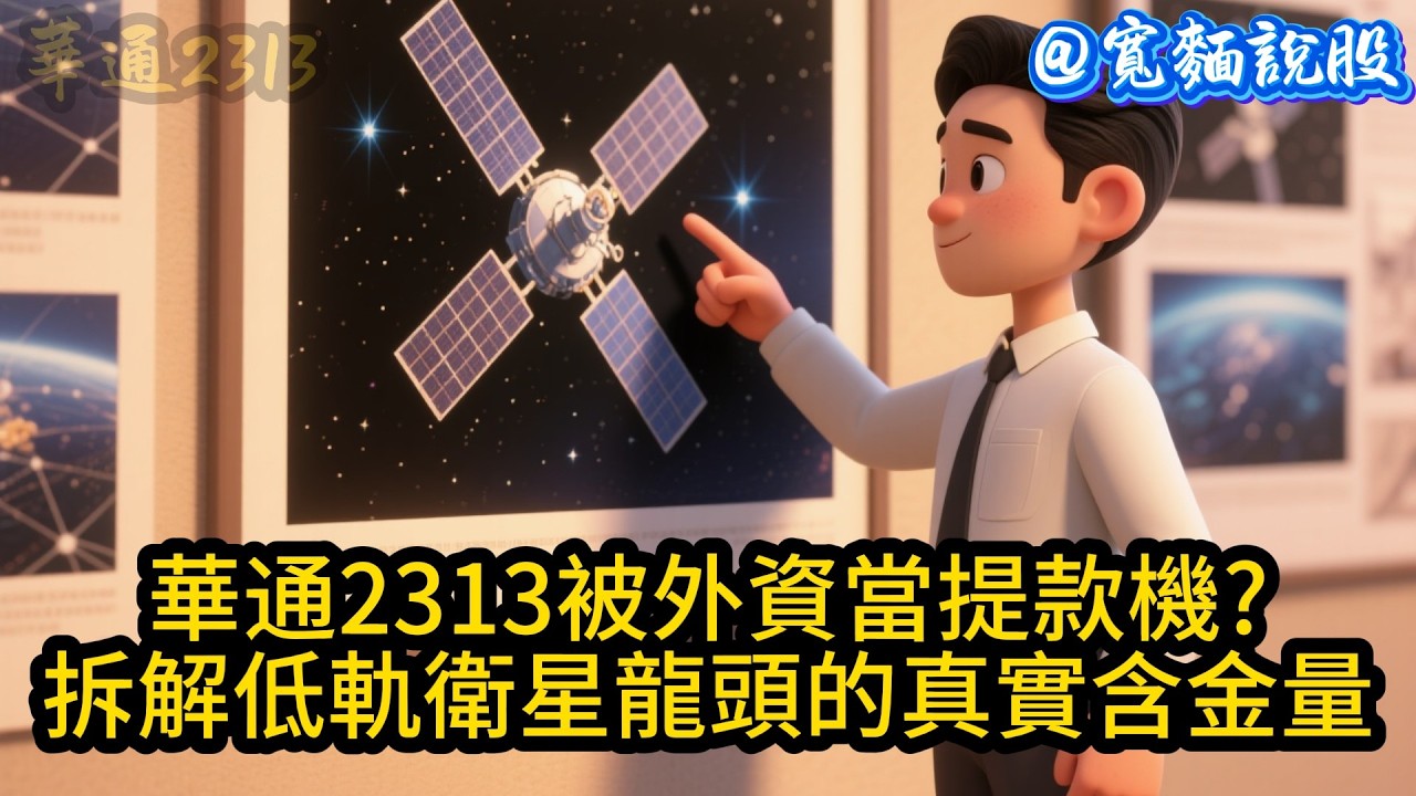 華通2313：低軌衛星發射加速 + 手機換機潮，HDI 龍頭重返榮耀？｜寬麵說股