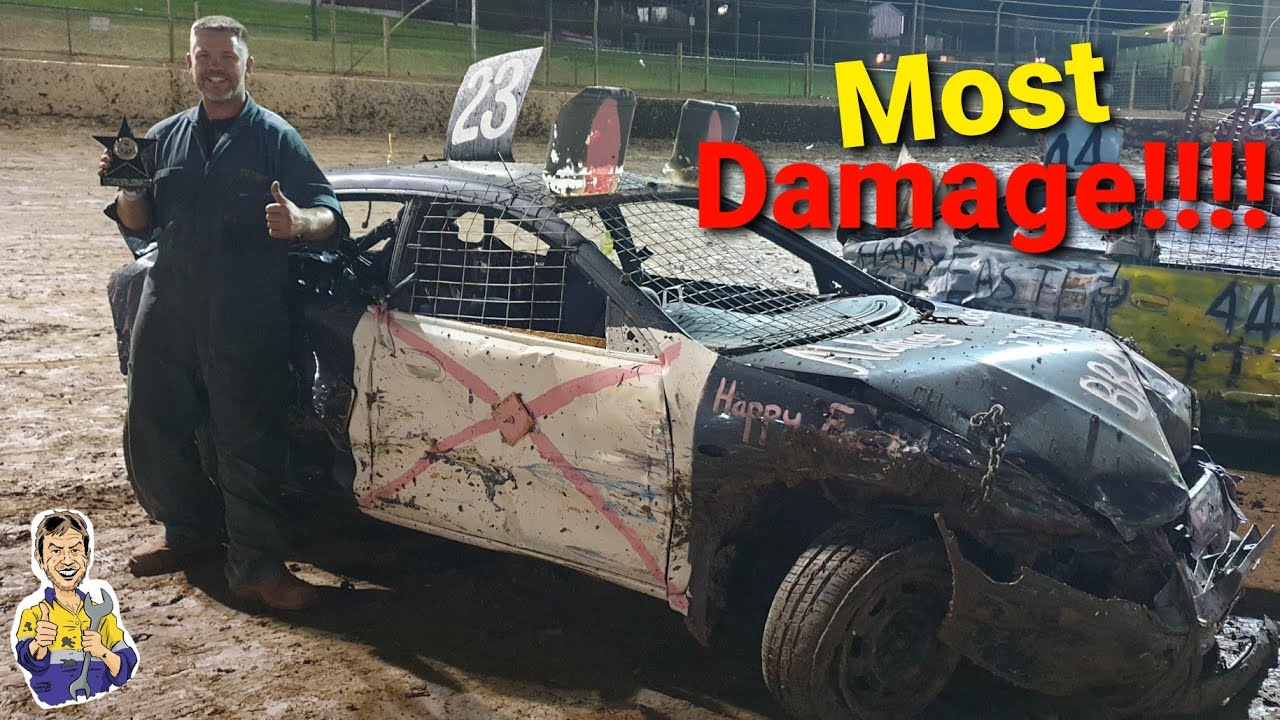 Demolition Derby at Murray Bridge Speedway Easter 2024