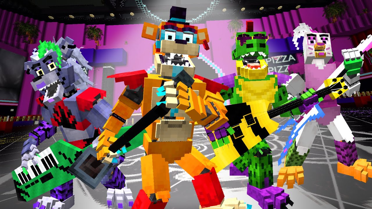 FNAF: SECURITY BREACH en MINECRAFT!!