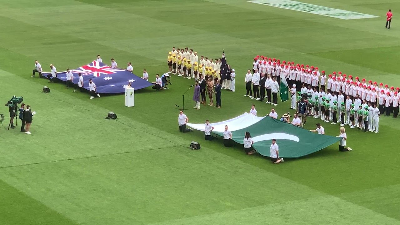 Pakistan Anthem - Adelaide Oval - Australia vs Pakistan Test Match 2019 - Fahad Farooque