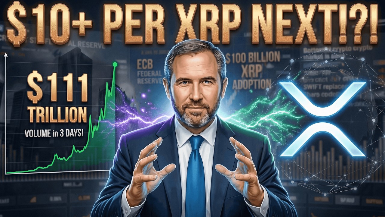 XRP вырастет на двузначное число при следующем повышении? - Swift = 111 триллионов долларов кажды...