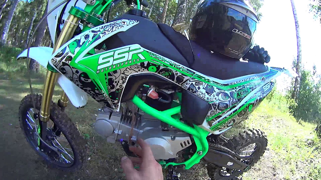 SSR 125 с удлиненным маятником. Первый выезд.