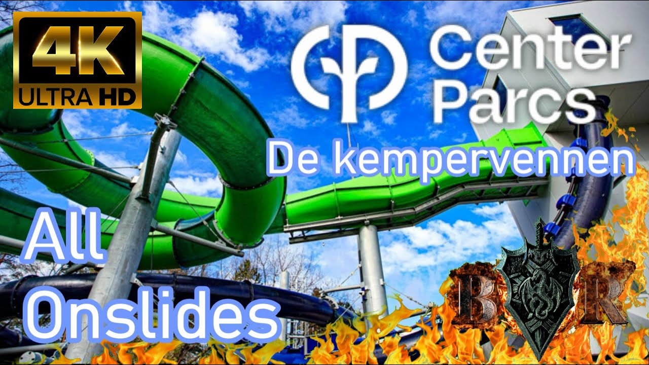 All onslides Centerparcs - De kempervennen 2023 [4K]