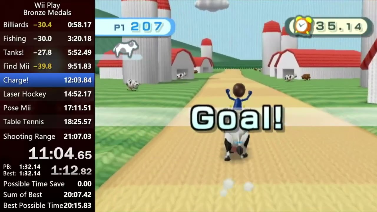 Wii Play Bronze Medals in 20:07