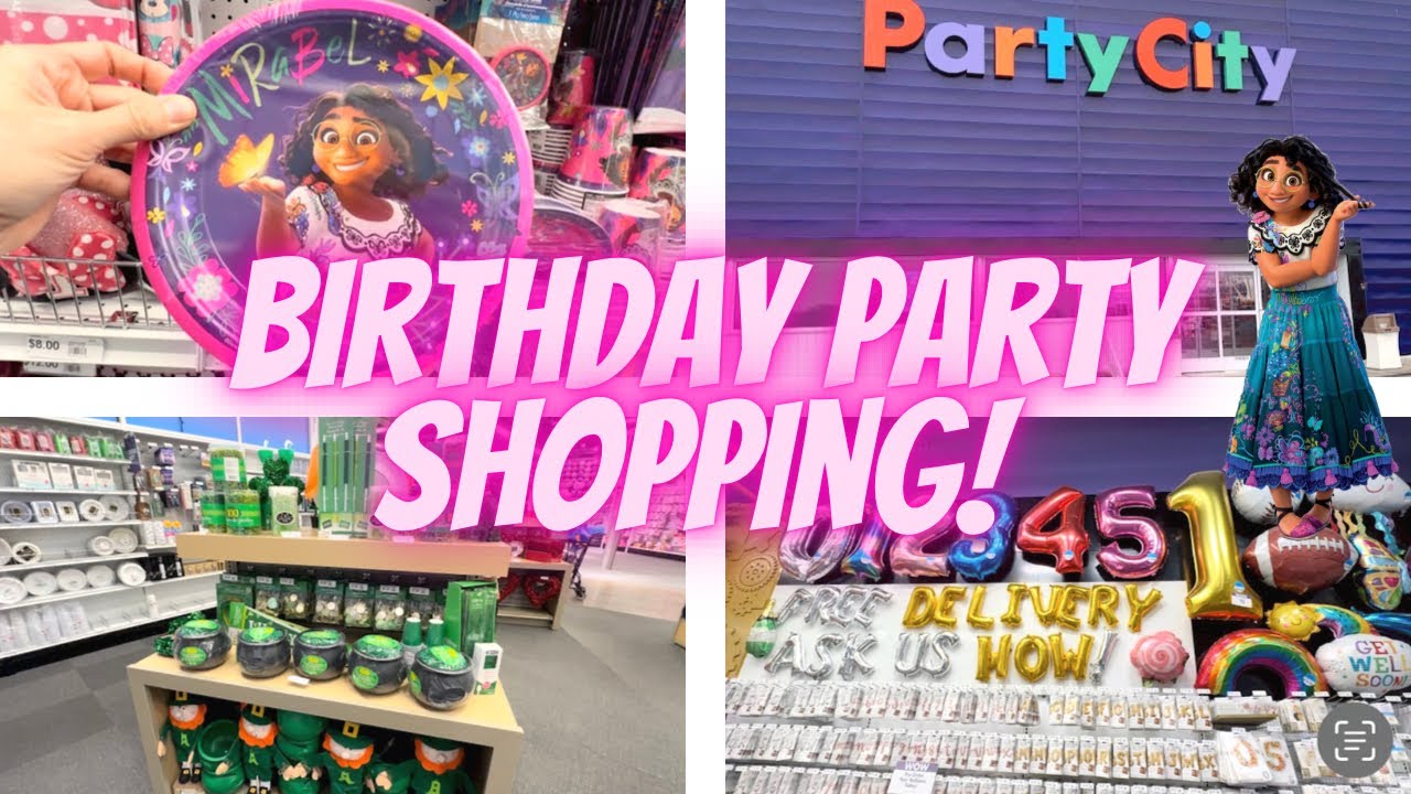 BIRTHDAY PARTY SHOP THROUGH AT PARTY CITY | FINDS FOR MY DAUGHTER'S ENCANTO BIRTHDAY 🦋 | MINI HAUL!