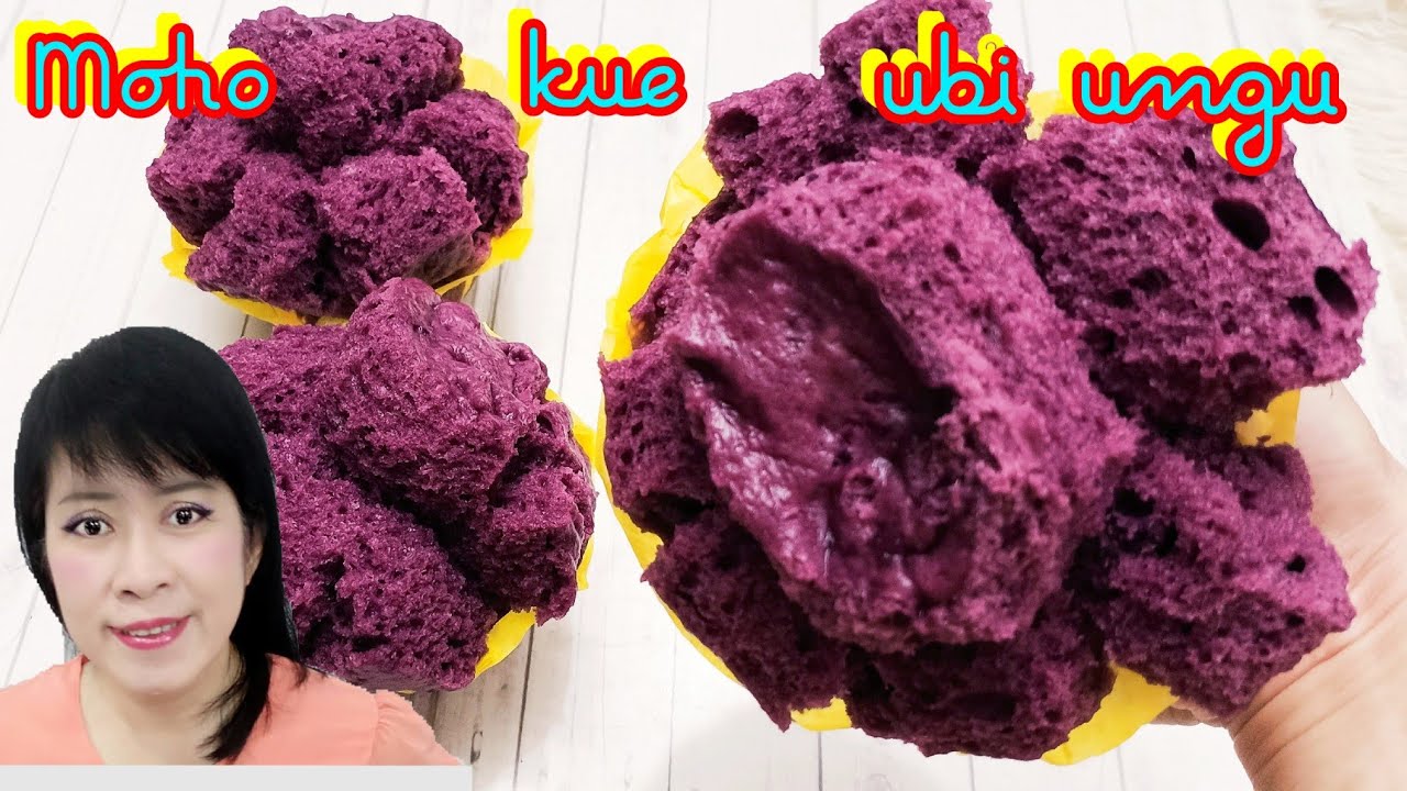 RESEP CARA GAMPANG BIKIN KUE MOHO / HUAT KUE / KUE APEM UBI UNGU WANGI & LEMBUT (125)