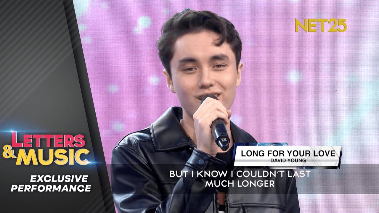 David Young - Long For Your Love (NET25 Letters and Music Performance)