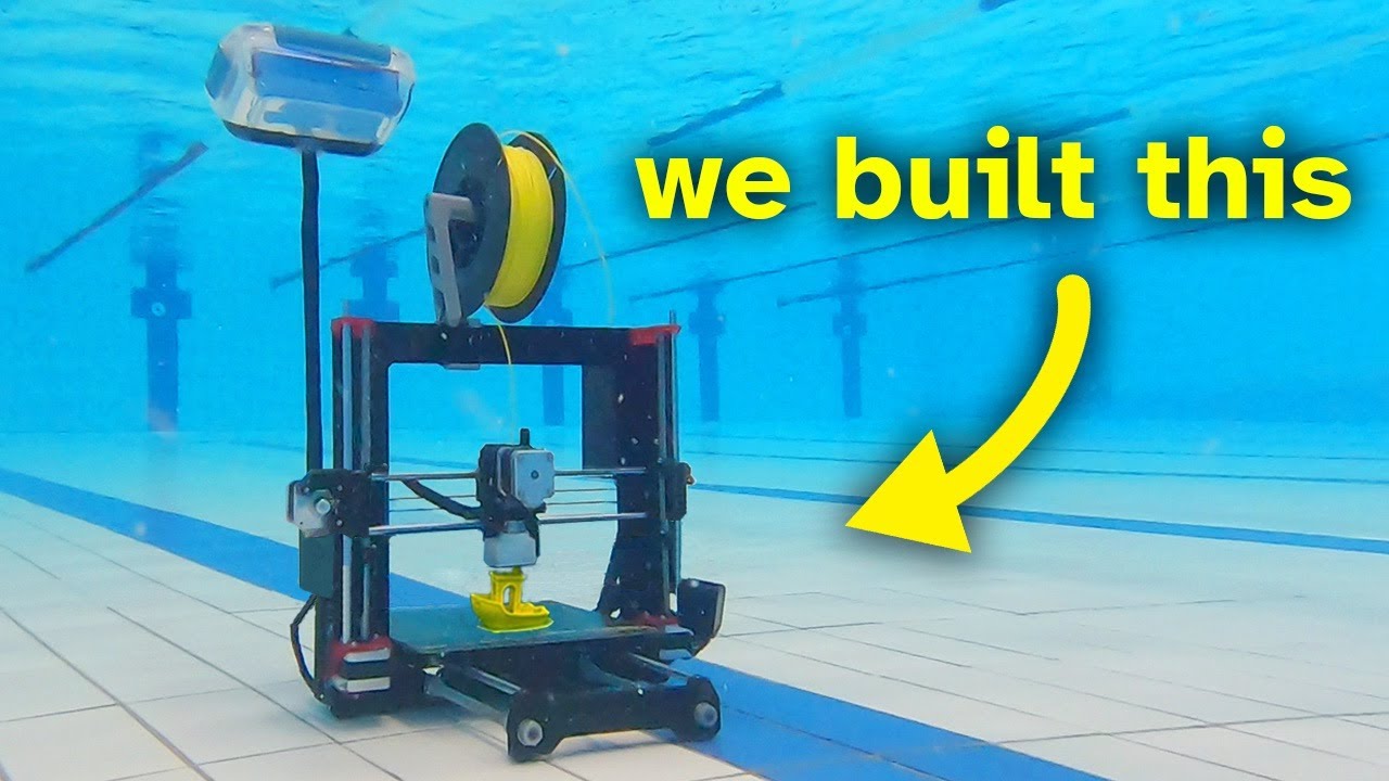 3D-печать под водой — это на удивление умно