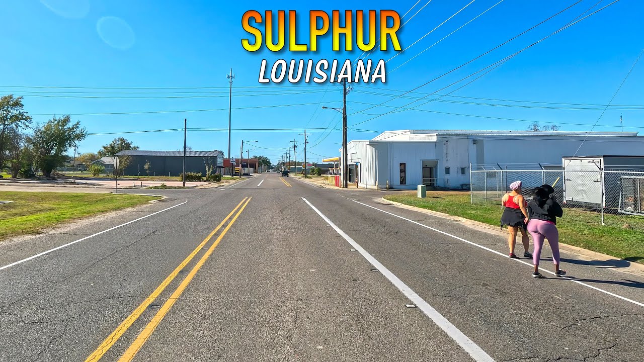 Sulphur Louisiana Driving Through
