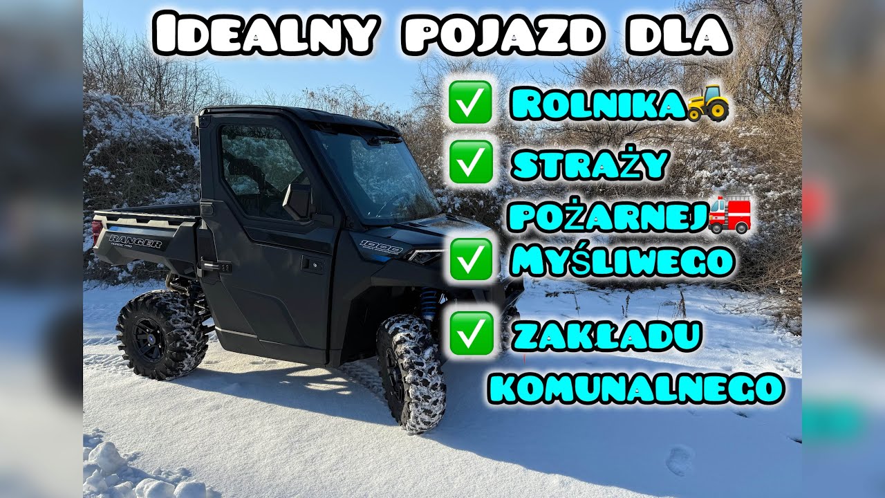 Polaris UTV Ranger 1000 Nordic Pro Idealny Pojazd Użytkowy dla Rolnika Straży  Myśliwego