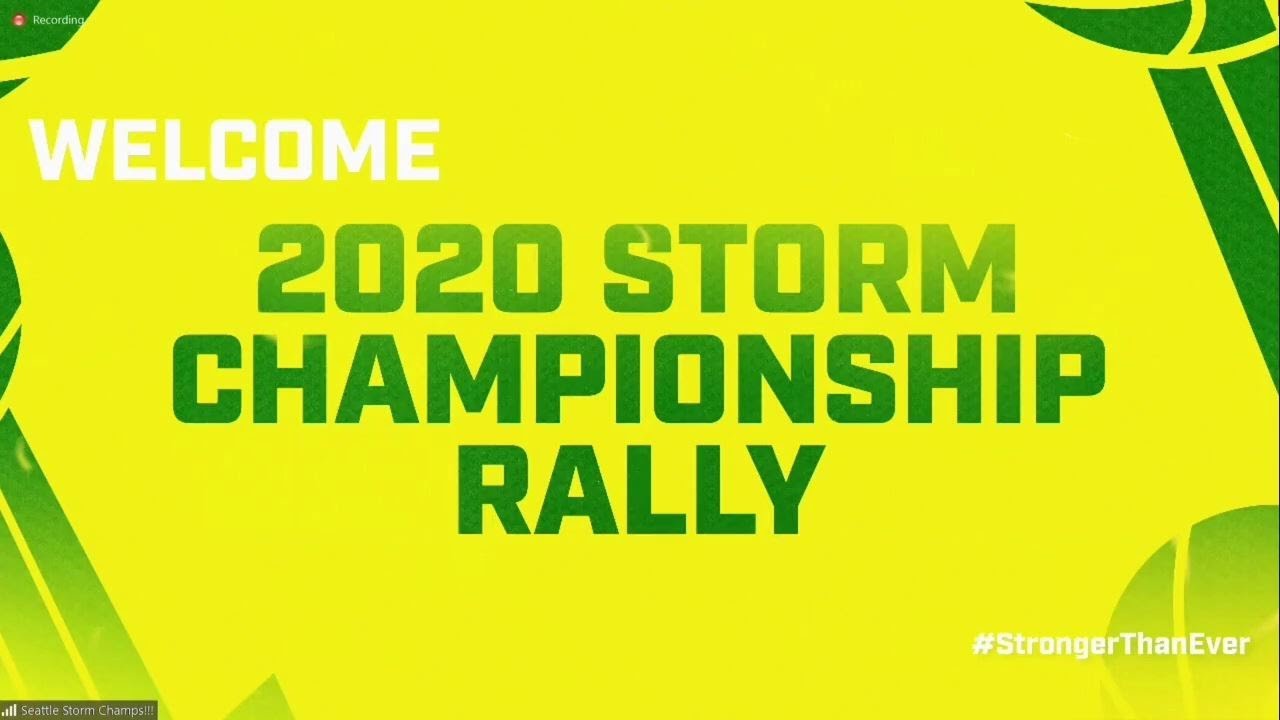 2020 Seattle Storm Championship Rally - 10/9/20