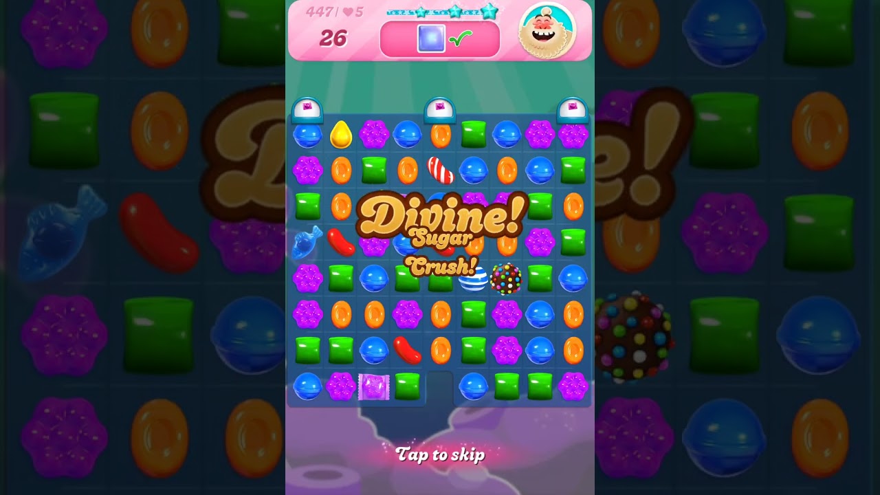 Candy Crush Saga Levels 446-450