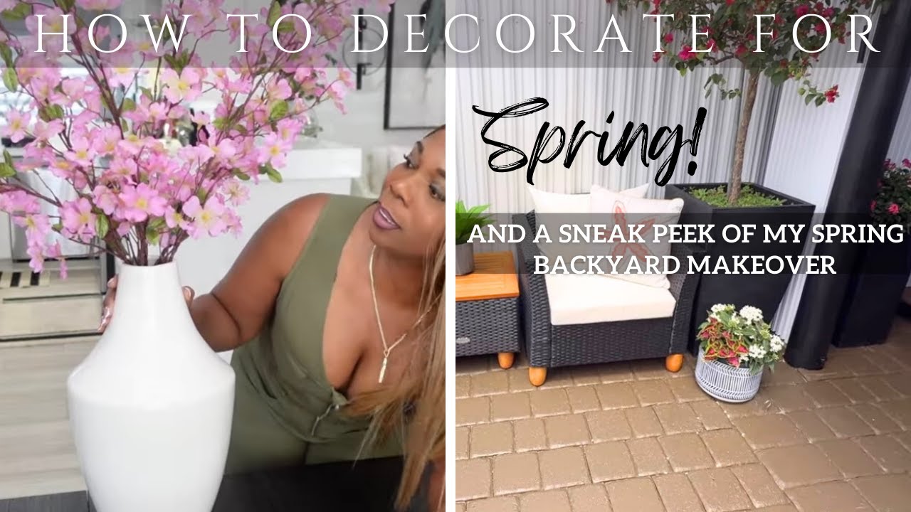 NEW!! 2025 SPRING DECORATING IDEAS /  SPRING BACKYARD MAKEOVER /  NITA’S HOME