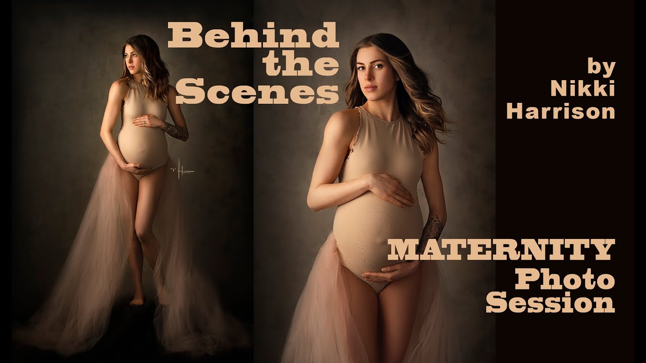 Behind the Scenes Maternity Session with Nikki Harrison