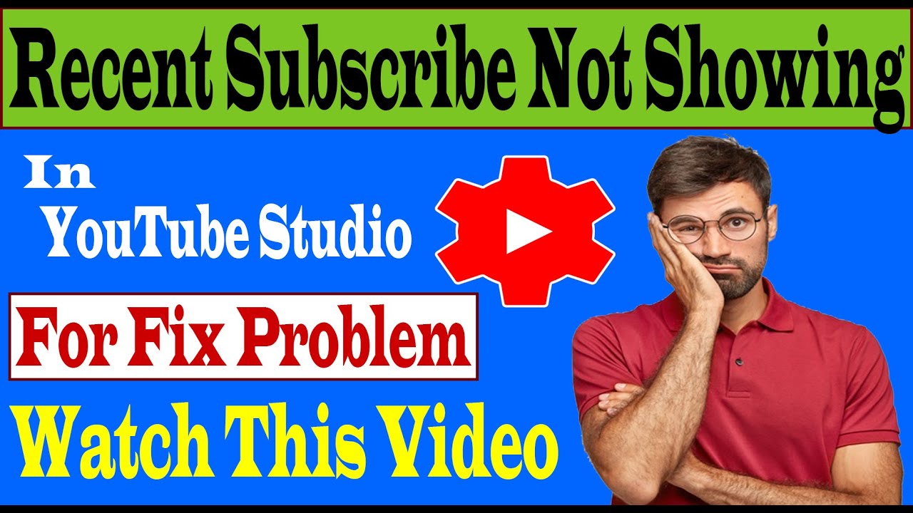 Recent Subscribers Are Not Show In Yt Studio , Fix Problem | Saira Technical