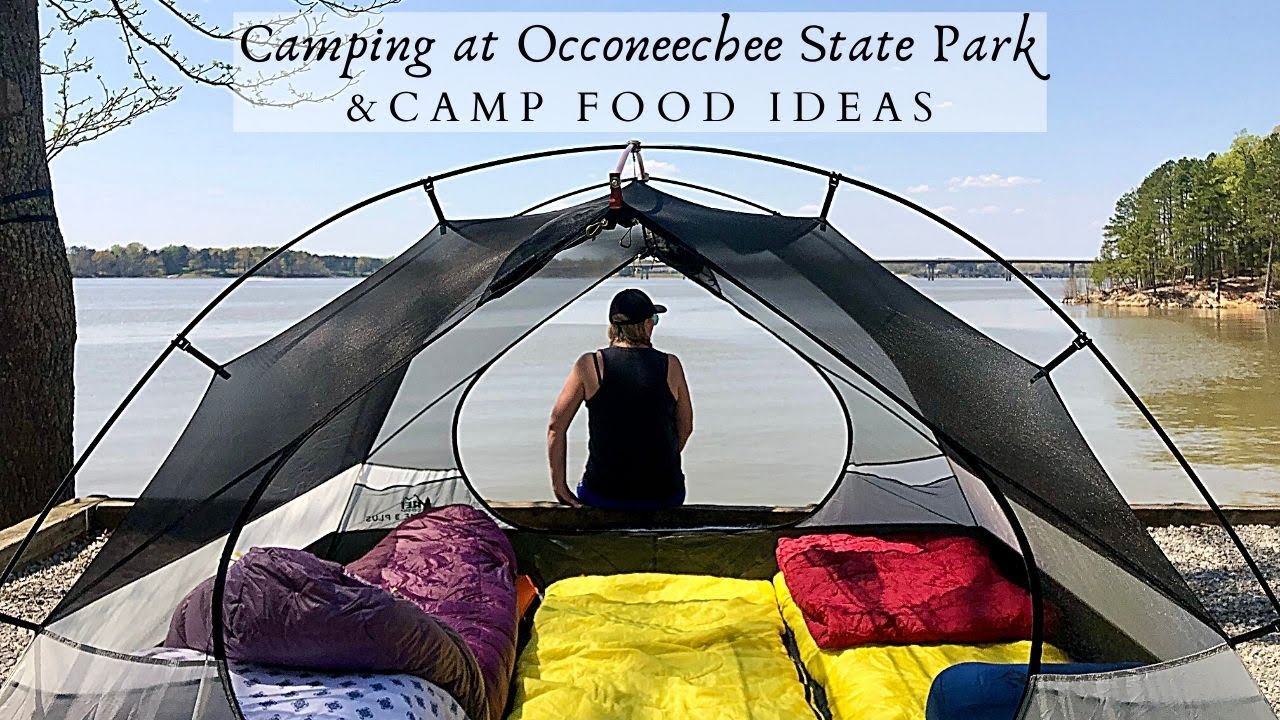 Waterfront Camping at Occoneechee State Park - Camp Food Ideas