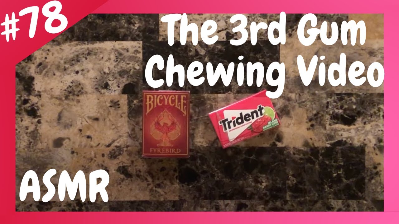 ASMR Solitaire #78: The 3rd Gum Chewing Video - Mouth Sounds For Better Sleep & Relaxation