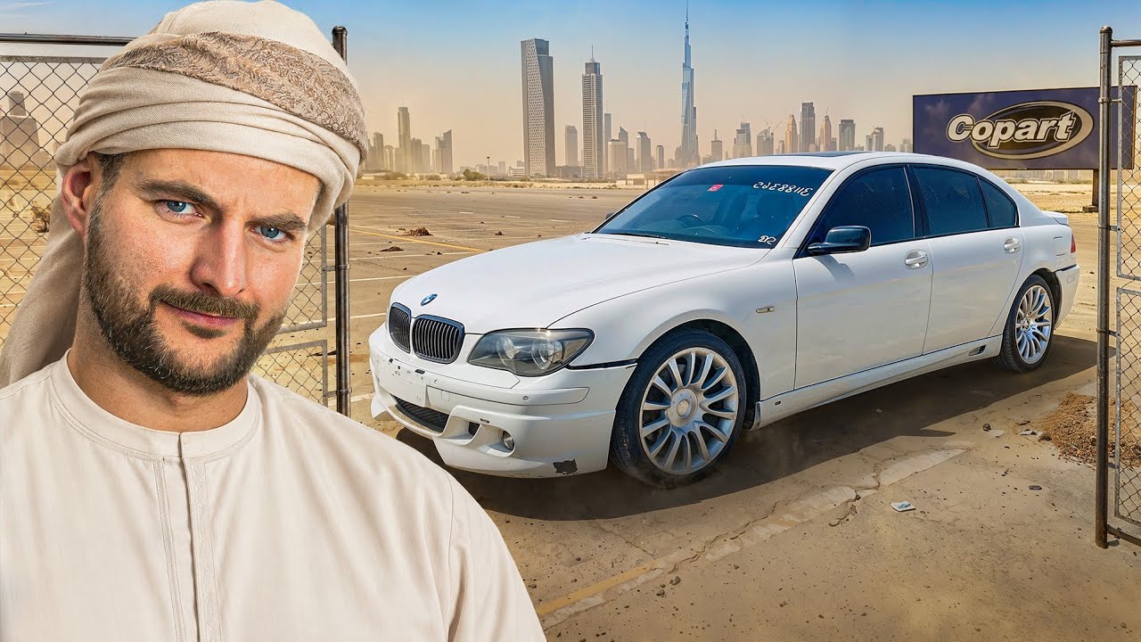 REBUILDING A DAMAGED BMW E66 750Li FROM COPART DUBAI #3