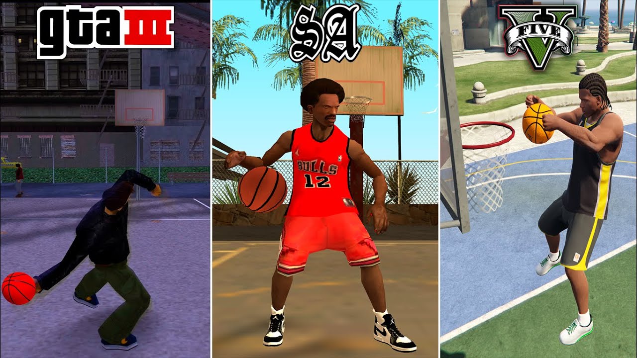 Basketball in GTA Games (Evolution)