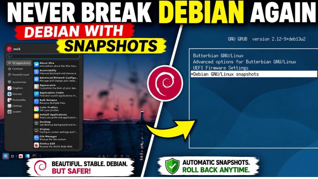 Debian с автоматическим откатом? Знакомьтесь: Butterbian